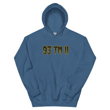 Load image into Gallery viewer, BIG 93 TM 11 Hoodie (Black Letters & Gold Outline)