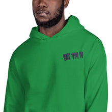 Load image into Gallery viewer, Small 93 TM 11 Hoodie ( Purple Letters & Black Outline )