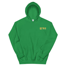 Load image into Gallery viewer, Small 93 TM 11 Hoodie ( Yellow Letters & White Outline )