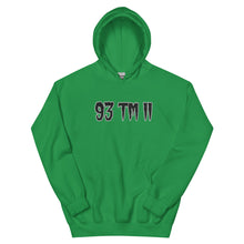 Load image into Gallery viewer, BIG 93 TM 11 Hoodie (Black Letters & White Outline)