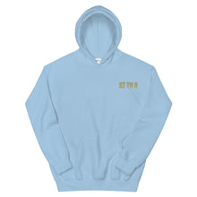 Load image into Gallery viewer, Small 93 TM 11 Hoodie ( Gray Letters & Gold Outline )
