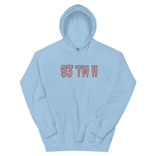 Load image into Gallery viewer, BIG 93 TM 11 Hoodie (Grey Letters & Red Outline)