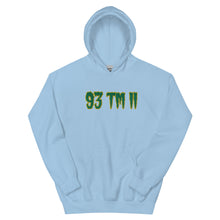 Load image into Gallery viewer, BIG 93 TM 11 Hoodie (Green Letters & Gold Outline)