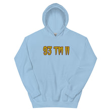Load image into Gallery viewer, BIG 93 TM 11 Hoodie (Gold Letters & Maroon Outline)