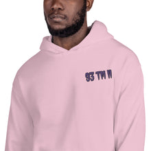 Load image into Gallery viewer, Small 93 TM 11 Hoodie ( Purple Letters & Black Outline )