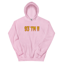 Load image into Gallery viewer, BIG 93 TM 11 Hoodie (Gold Letters & Red Outline)