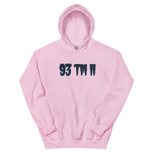 Load image into Gallery viewer, BIG 93 TM 11 Hoodie (Black Letters & Blue Outline)