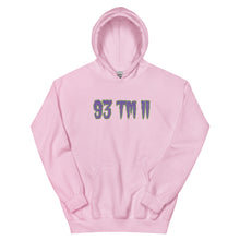 Load image into Gallery viewer, BIG 93 TM 11 Hoodie (Purple Letters & Green Outline)