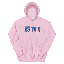 Load image into Gallery viewer, BIG 93 TM 11 Hoodie (Powder Blue Letters & Maroon Outline)