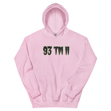 Load image into Gallery viewer, BIG 93 TM 11 Hoodie (Black Letters & Green Outline)