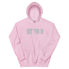 Load image into Gallery viewer, BIG 93 TM 11 Hoodie (White Letters & Grey Outline)