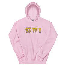 Load image into Gallery viewer, BIG 93 TM 11 Hoodie (Gold Letters & Purple Outline)