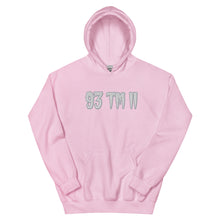 Load image into Gallery viewer, BIG 93 TM 11 Hoodie (White Letters & Grey Outline)