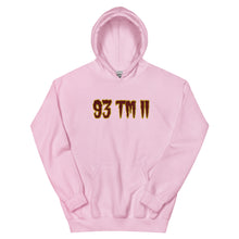 Load image into Gallery viewer, BIG 93 TM 11 Hoodie (Maroon Letters & Gold Outline)
