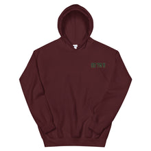 Load image into Gallery viewer, Small 93 TM 11 Hoodie ( Black Letters & Green Outline )