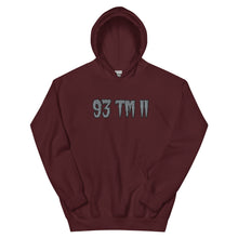 Load image into Gallery viewer, BIG 93 TM 11 Hoodie (Grey Letters & Black Outline)