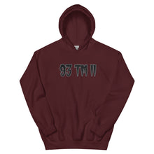 Load image into Gallery viewer, BIG 93 TM 11 Hoodie (Black Letters & Grey Outline)