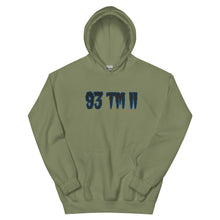 Load image into Gallery viewer, BIG 93 TM 11 Hoodie (Black Letters & Blue Outline)