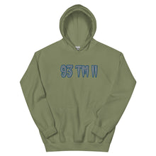 Load image into Gallery viewer, BIG 93 TM 11 Hoodie (Grey Letters & Blue Outline)