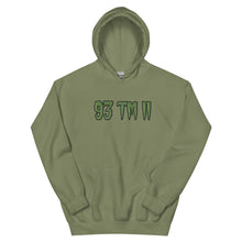 Load image into Gallery viewer, BIG 93 TM 11 Hoodie (Green Letters & Black Outline)