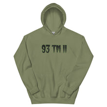 Load image into Gallery viewer, BIG 93 TM 11 Hoodie (Black Letters & Green Outline)