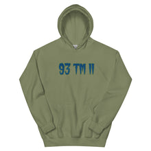 Load image into Gallery viewer, BIG 93 TM 11 Hoodie (Blue Letters & Green Outline)