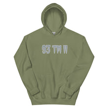 Load image into Gallery viewer, BIG 93 TM 11 Hoodie (Grey Letters & White Outline)