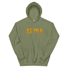 Load image into Gallery viewer, BIG 93 TM 11 Hoodie (Gold Letters & Orange Outline)