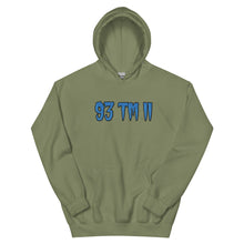 Load image into Gallery viewer, BIG 93 TM 11 Hoodie (Powder Blue Letters & Black Outline)