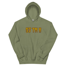 Load image into Gallery viewer, BIG 93 TM 11 Hoodie (Gold Letters & Maroon Outline)