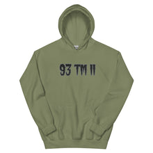Load image into Gallery viewer, BIG 93 TM 11 Hoodie (Black Letters & Grey Outline)