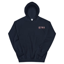 Load image into Gallery viewer, Small 93 TM 11 Hoodie ( Grey Letters & Red Outline )