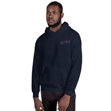 Load image into Gallery viewer, Small 93 TM 11 Hoodie ( Purple Letters & Black Outline )