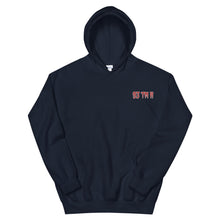 Load image into Gallery viewer, Small 93 TM 11 Hoodie ( Red Letters & White Outline )