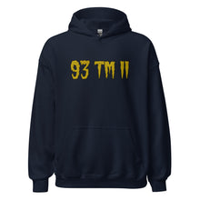 Load image into Gallery viewer, BIG 93 TM 11 Hoodie (Gold Letters & Black Outline)