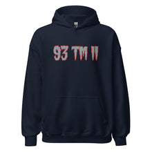 Load image into Gallery viewer, BIG 93 TM 11 Hoodie (Grey Letters & Red Outline)