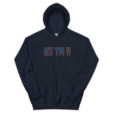 Load image into Gallery viewer, BIG 93 TM 11 Hoodie (Blue Letters & Orange Outline)