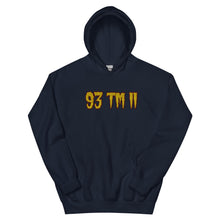 Load image into Gallery viewer, BIG 93 TM 11 Hoodie (Gold Letters & Maroon Outline)