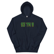 Load image into Gallery viewer, BIG 93 TM 11 Hoodie (Green Letters & Gold Outline)