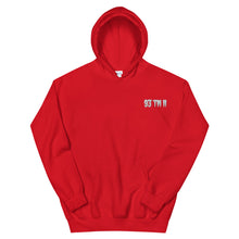 Load image into Gallery viewer, Small 93 TM 11 Hoodie ( White Letters & Grey Outline )