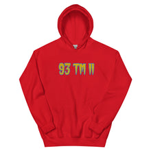 Load image into Gallery viewer, BIG 93 TM 11 Hoodie (Yellow Letters & Powder Blue Outline)