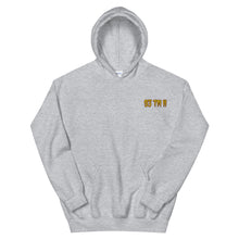 Load image into Gallery viewer, Small 93 TM 11 Hoodie ( Gold Letters & Burgundy Outline )