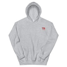 Load image into Gallery viewer, TM Hoodie ( Red Letters & Gray Outline )