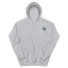 Load image into Gallery viewer, TM Hoodie ( Green Letters & Blue Outline )
