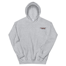 Load image into Gallery viewer, TM4L Hoodie ( Orange Letters & Blue Outline )