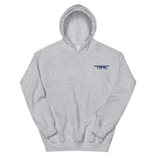 Load image into Gallery viewer, TM4L Hoodie ( Purple Letters & Blue Outline )