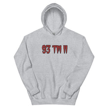 Load image into Gallery viewer, BIG 93 TM 11 Hoodie (Red Letters & Black Outline)