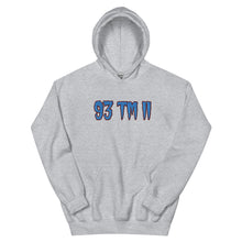 Load image into Gallery viewer, BIG 93 TM 11 Hoodie (Powder Blue Letters & Maroon Outline)