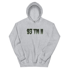 Load image into Gallery viewer, BIG 93 TM 11 Hoodie (Black Letters & Green Outline)