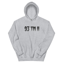 Load image into Gallery viewer, BIG 93 TM 11 Hoodie (Black Letters & White Outline)